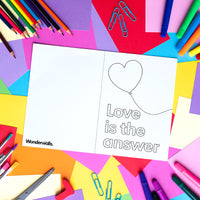 Love Is The Answer (DIY Card)